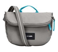 pacsafe Sac à épaule bandoulière taupe turquoise pour femme et homme - Go Saddle Crossbody Bag Stone 307759
