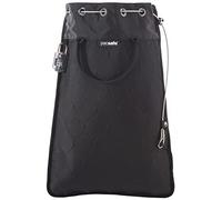 Pacsafe Travelsafe 12L - Coffre-fort mobile avec fermeture par numéros TSA, sac de transport avec technologie antivol, volume 12 litres, Noir