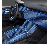PACSCI Console Centrale intérieure de Voiture TPU Transparent Film de Protection Anti-Rayures Film de réparation Accessoires Refit, pour Audi Q7 Q8 2019-2020