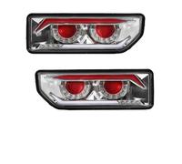 PaCsci Ensemble Feu Arrière Pour Suzuki Pour Jimny 2019 2020 2021 2022 2023, Feu Freinage Arrière Feu Jour Clignotant Accessoires Feu Arrière LED 12 V(Clear Lens B)