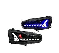 PaCsci Ensemble Lampe Phares Pour MITSUBISHI Pour GRAND LANCER EVO-X 2008-2018 LED Lampe Frontale Voiture Tuning Pièces De Lumière Prise Phare Assemblage Projecteur Principal(Right-hand Driving)