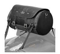PaCsci Sac De Selle Moto Sacoche Arrière De Moto en Cuir Étanche 18-22 L pour Sportster, Softail, Dyna, V-Star, Shadow