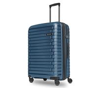 Pactastic Collection 04 + BC, Bleu marine métallisé, Koffer M (66 cm) erweiterbar, Valise rigide avec roulettes pivotantes