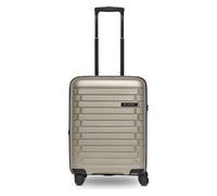 Pactastic Collection 04 THE CABIN + 4 roues Valise cabine S 55 cm avec soufflet d'extension beige