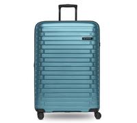 Pactastic Collection 04 + BC, Bleu glacé métallisé, Koffer L (75 cm) erweiterbar, Valise rigide avec roulettes pivotantes
