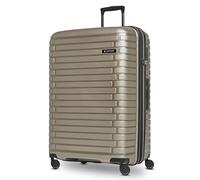 Pactastic Collection 04 THE LARGE + 4 roues Valise cabine L 75 cm avec soufflet d'extension beige