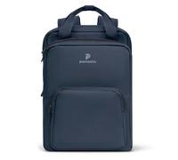 Pactastic Sac à dos à 3 compartiments avec poignée de transport | Sac à dos léger de 710 g en matériau technique végétalien imperméable | 30 x 20 x 40 cm avec porte-gobelet et compartiment pour