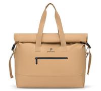 Pactastic Urban Collection Rolltop Sac de voyage avec bandoulière réglable - Weekender XL en matériau technique végétalien, beige, xl, Ouest