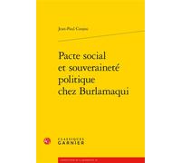 Pacte Social Et Souveraineté Politique Chez Burlamaqui