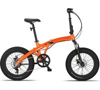 PACTO ONE - vélo hollandais, vélo pliant de qualité, cadre aluminium 32 cm, vélo, roues aluminium 20 pouces, vélo, 6 vitesses Shimano