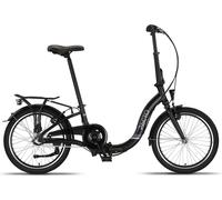 PACTO SEVEN - Vélo hollandais Vélo pliant de haute qualité 27cm cadre en aluminium Bike 20 pouces roues en aluminium Bicycle, 3 vitesses Shimano Vélo pliant