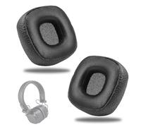 PacuM 2 Pièces Coussinets de Rechange pour Marshall Major III avec Mousse à Mémoire Coussinet Casque 80 mm Housse Casque Mousse D'isolement de Bruit pour Marshall Bluetooth sans Fil/Filaire (Noir)