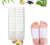 PacuM 20 Patchs Détoxifiants Patchs Detoxifiants Plantaires Patch Pieds Deep Cleansing Foot Patches 100% Naturels avec pour aider à Eliminer les Toxines De PiedsAméliorez la Qualité du Sommeil