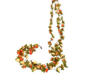 PacuM 3 Pièces 2,45 M Guirlande Fleurs Artificielles Guirlande de