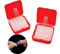 PacuM Ruban adhésif double face extra fort 120 Pièces Transparent Double Face Ruban adhésif Multifonctionnel et Réutilisable Transparent lavable Nano scotch double face，Pour Accrocher des Tableaux