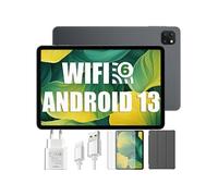 Oscal Pad 50 WiFi Tablette Tactile 10.1 pouces HD+ IPS Android 13 2.4G+5G WiFi 6, RAM 6 Go ROM 64 Go/SD 1 To 5100mAh - Gris Gris