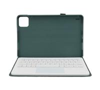 Pad 6 Keyboard, Pad 6 Case 2023 PU Stand Cover avec Clavier sans Fil Amovible Magnétique 11 Pouces sans Fil Keyboard Keyboard Case pour pour (Vert foncé)