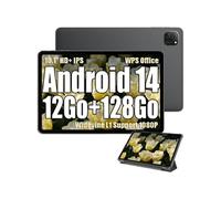Oscal Pad 70 WiFi Tablette Tactile 10.1 HD+ IPS Android 14 2.4G+5G WiFi 6, RAM 8 Go ROM 128 Go/SD 1 To 8MP+13MP 6580mAh - Gris Gris