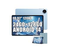 Pad 90 Tablette Tactile 10,92" Android 14 RAM 24Go ROM 128Go/SD 2To 7700mAh, 13MP+8MP, Dual SIM, WiFi 5, Mode PC WPS - Bleu