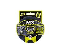 GS27 - Pads Applicateurs Microfibre - pour l'Intérieur et l'Extérieur du Véhicule - sans Risque de Rayures - Pack de 2