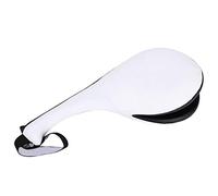 Pad Blanc avec Double Couche Raquette de Frappe pour Formation d'arts Martiaux Le Taekwondo Karaté Kickboxing (adulé)