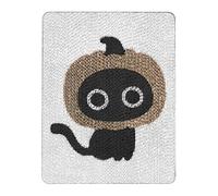 Pad Cartoon Halloween Motif Mahjong Thème Grattoir Papier ondulé Jeu d'intérieur pour animaux de compagnie chats griffer meubles d'intérieur