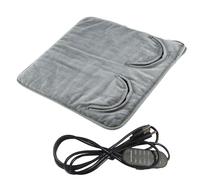 Pad Chauffage Pieds - Chauffe-Pied Électrique Hiver | Tapis Chauffant USB 4 Températures 4 Minuterie | Version À Brancher Coton 37x33 Cm Léger 210g Confortable Bureau Maison