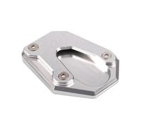 Pad de Béquille Latérale Pour Moto Pour GSR750 GSX-S1000S GSX-S1000F GSXS 1000 S/F Béquille De Moto Pied Latérale Extension Plaque Support Agrandir(Silver1)