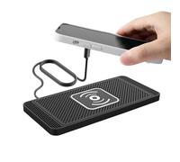 Pad de charge sans fil : chargeur de voiture sans fil rapide Piad | Slim Vehicale Wirreless Charrger Paad avec capteur intelligent | Charge payée par le tableau de bord des véhicules et l'utilisation