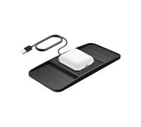Pad de chargeur de voiture sans fil : coussinet de charge de téléphone rapide pour véhicules | Chargeur automatique pour smartphones, tablettes, écouteurs | Accessoires intérieurs