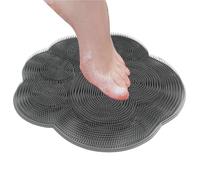 Pad de machine à laver, coussin de massage d'épurateur arrière | SCRUBBER EN SILIQUE DECONDA - Gommage plus propre avec bouchon d'aspiration non slip pour le haut du corps, les coudes et les talons