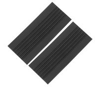 Pad de Pédale de Grosse Caisse Double Noir en Silicone, 1 Paire