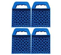 Pad de prise pour, blocs de renfort 4 ensembles, pad multi-bruit portables divers scénarios de terrain avec un assemblage simple et un grand camping pour les vacances à la plage pour les vacances en c