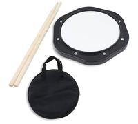 Pad d'entraînement pour batterie 10 pouces, kit de percussion pour batterie de poche Léger bon effet d'insonorisation Support pour caisse claire Dispositifs pour l'entraînement et la pratique