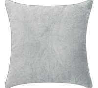 PAD Housse de coussin en velours Elegance light grey 50 x 50 cm