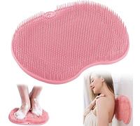 Pad Massage AntidéRapant En Silicone, Brosse à Pieds Lave-Mains Masseur Douche, Douche Masseur Pieds Scrubber, Frotteur Pieds Douche En Silicone, Nettoyeur Massages Avec Ventouses AntidéRapantes