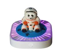 PAD MEMO PANDA 3D - 8.2x8.2x7.2cm 3D Calendrier 2026, Mémo Art Panda Calendar, Paper Art Desk Planner Avec Lumière Activée Par Le Toucher | Pièce De Temps Sculpture En Papier Pour Le Bureau De Bureau
