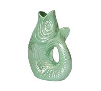 Pad Monsieur Carafon - Vase en forme de poisson - Pichet - Pichet - Sculpture poisson - Taille S - Capacité : 1,2 l - Dimensions : 9,7 x 16,5 x 25 cm (menthe arc-en-ciel)