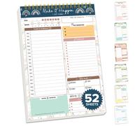 PAD PLANIFICATION DECOLABLE DECIRMABLE DETAILLE - 52 feuilles par jour pour faire la liste Blocage-notes 6.5x10 """" Spring-lind-lind horlow Plan B