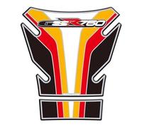 Pad réservoirs de Moto Autocollant De Réservoir De Carburant De Moto pour Suzuki GSR 750 GSR750 2011-2016 Autocollants De Protection De Réservoir D'essence Coussinets Protège réservo(Couleur 1)