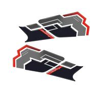 Pad réservoirs de Moto Autocollants Latéraux De Réservoir De Carburant De Moto pour Ho&NDA XL750 TRANSALP TRANSALP XL 750 2023 Autocollant Protection Réservoir Coussinets Protège réservo(Couleur 9)
