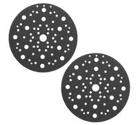 Pad Saver Lot de 2 protège-disques de ponçage, 150 mm, avec 70 trous, avec fermeture , compatibles avec Mirka 8295612111, pour plateau de ponçage Mirka 150 mm