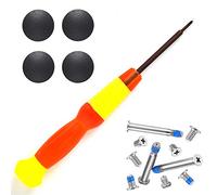 Padarsey Lot de 4 Pieds Coque en Caoutchouc avec vis de kit de Tournevis Compatible pour MacBook Pro A1278 A1286 A1297 13 15 17 (Pas pour écran Retina)