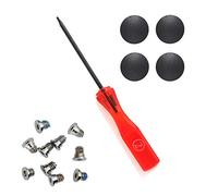 Padarsey Lot de 4 pieds de boîtier en caoutchouc + lot de 10 vis de rechange + 1 tournevis pentalobe 5 points compatible avec MacBook Pro Retina A1425 A1502 A1398 13" 15"