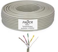 PADCR Câble téléphonique JYSTY - 4 x 2 x 0,6 - 100 m