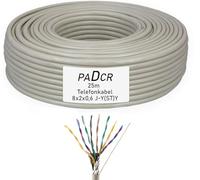 PADCR Câble téléphonique JYSTY - 8 x 2 x 0,6, 25 m