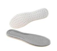 Padded and Thickened Cotton Insoles with A Feeling of Stepping on Feces Winter Warmth and Foot-Warming(Grey,43-44)