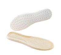 Padded and Thickened Cotton Insoles with A Feeling of Stepping on Feces Winter Warmth and Foot-Warming(Coffee Color,43-44)
