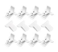 Padded Comforter Clips, Duvet Clips Set Twelve Pieces, Bedding Fasteners | Quilt Corner Holders Prevent Slipping | Secure Blanket Inserts Inside Covers, Bedspread Attachment Accessories for Bedroom