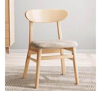 Padded Fabric Dining Chair with Removable Cover for Living Room Kitchen Modern Design Size 44x50x75 cm (17x20x30 inches) Color A - Comfortable and Stylish